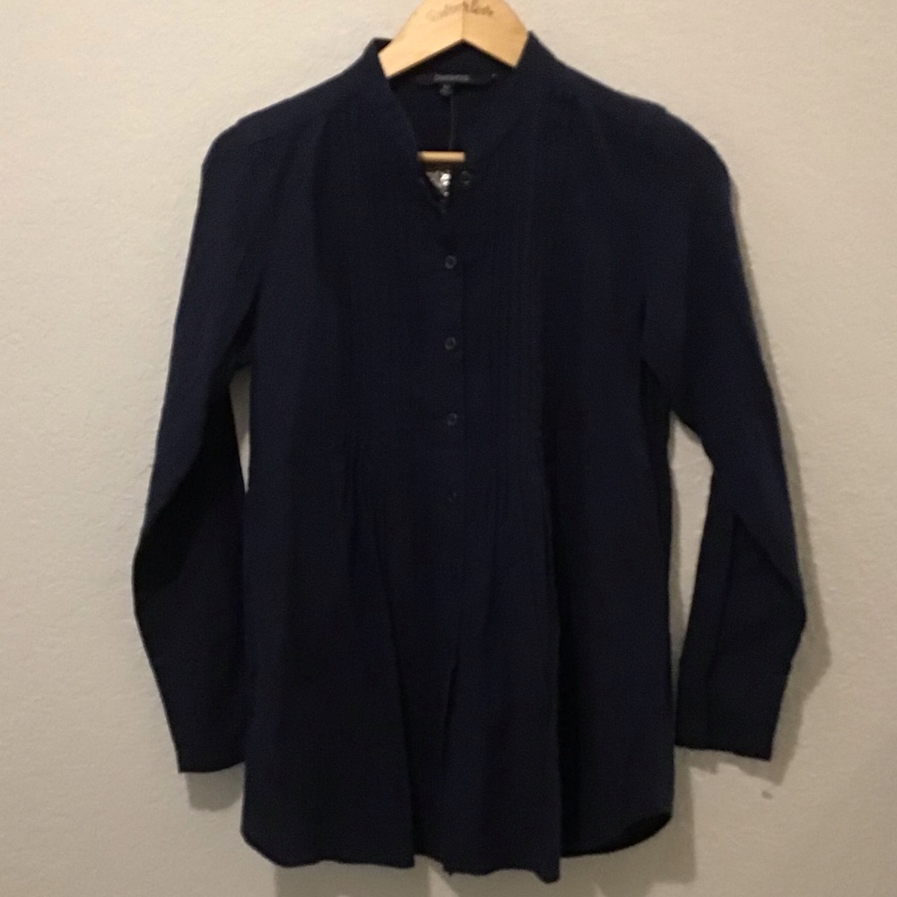 Chadwicks navy long sleeve shirt size ST